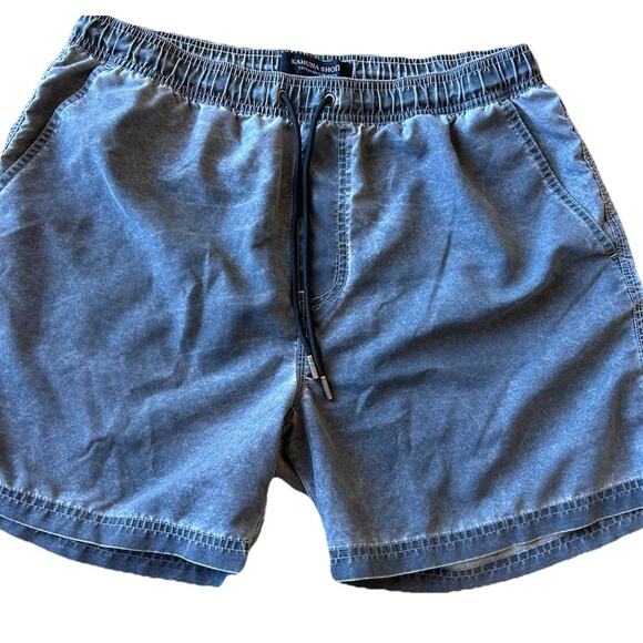 Mens Kahuna Shorts XL.cotton On.Gray-Slate Stone/Drawstring Black Faded Swim Gym - Picture 1 of 10